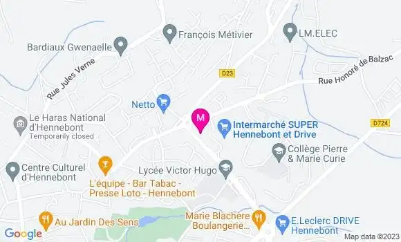 Localisation Intermarché Station