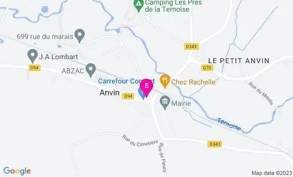 Localisation Carrefour Contact