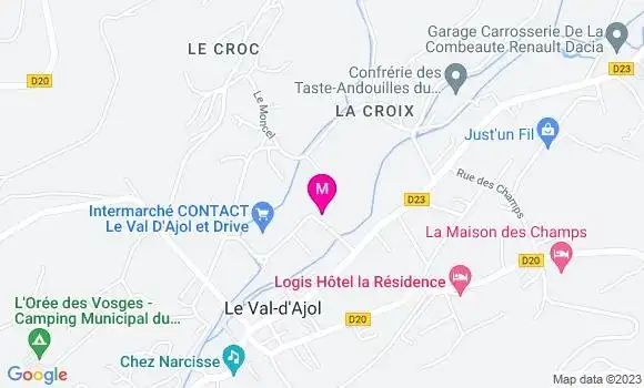 Localisation Intermarché Station