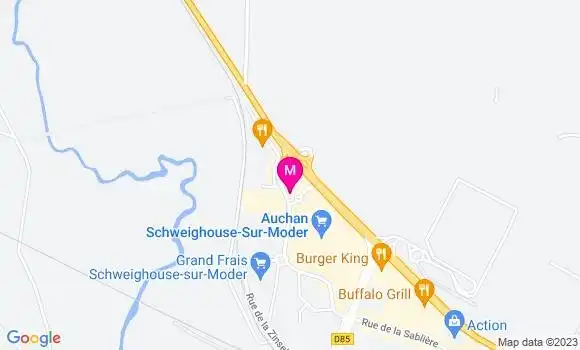 Localisation Station Auchan