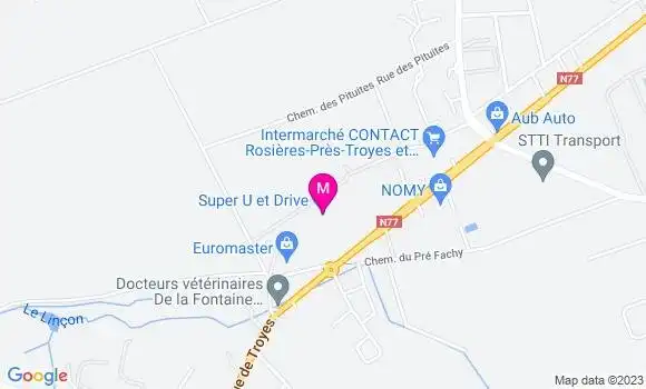 Localisation Super U