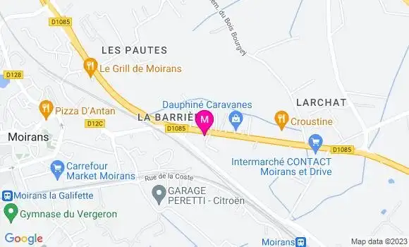 Localisation Esso Express