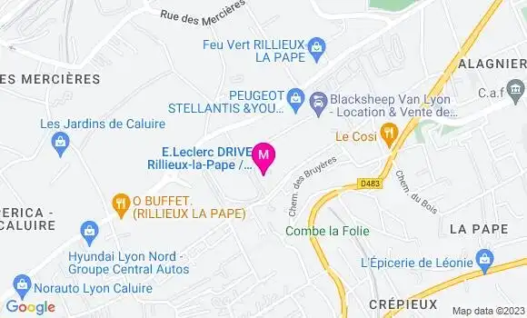 Localisation Drive Leclerc