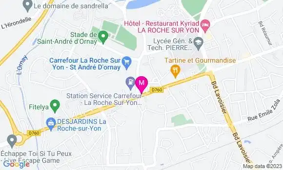 Localisation Carrefour Market