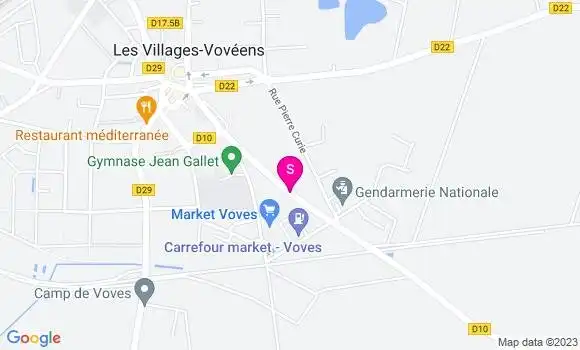 Localisation Carrefour Market