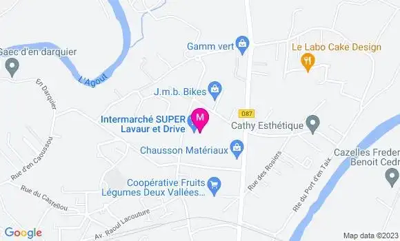 Localisation Intermarché Station