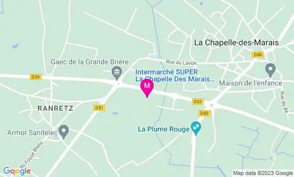 Localisation Intermarché Station