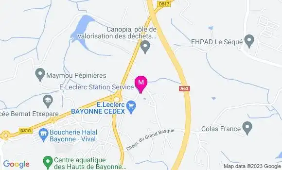Localisation Station Leclerc