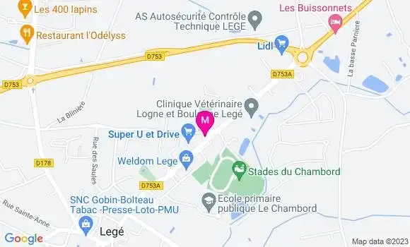 Localisation Super U
