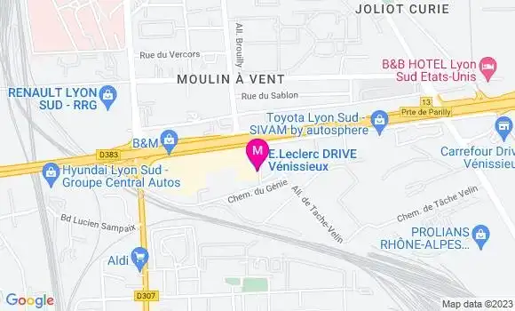 Localisation Leclerc Drive