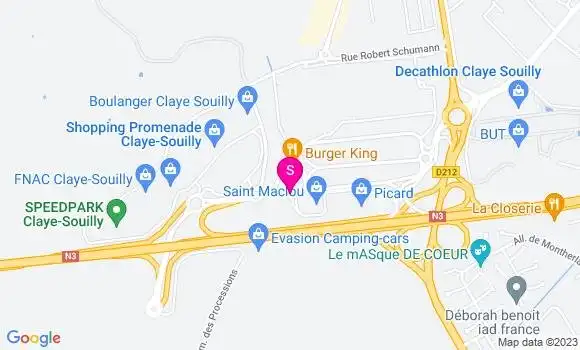 Localisation Station Carrefour