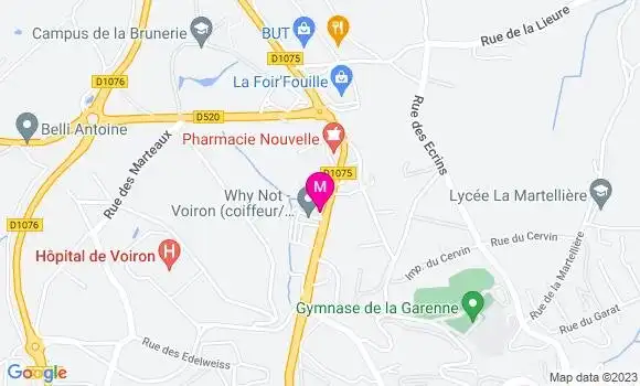 Localisation Esso Express