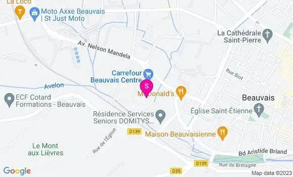 Localisation Station Carrefour