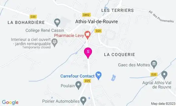 Localisation Carrefour Contact