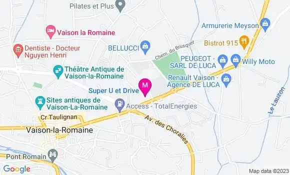 Localisation Super U