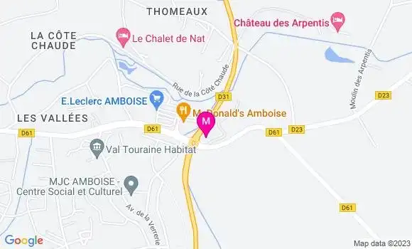 Localisation Station Leclerc