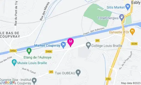 Localisation Carrefour Market