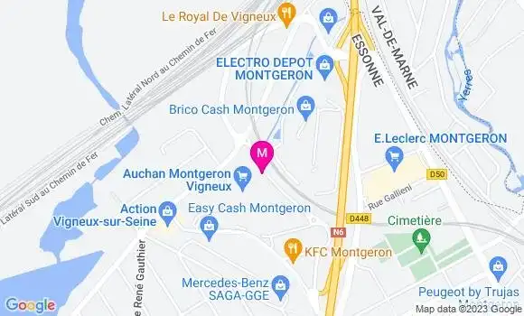 Localisation Auchan