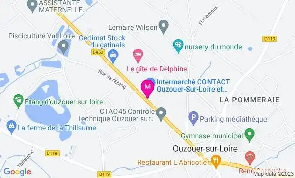 Localisation Intermarché Station