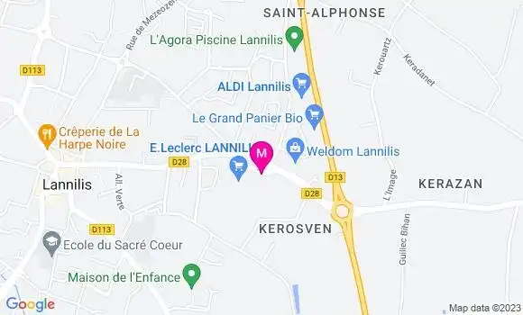 Localisation Station Leclerc