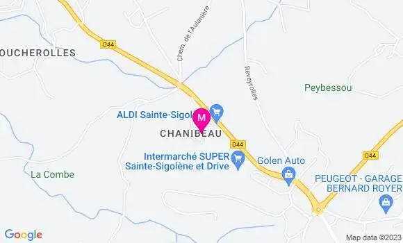 Localisation Intermarché Station