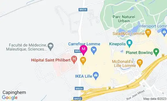 Localisation Station Carrefour
