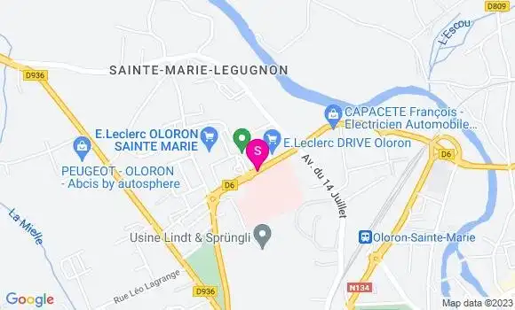 Localisation Station Leclerc