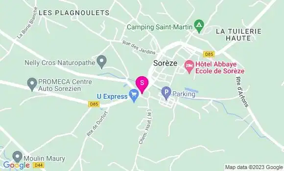 Localisation Super U