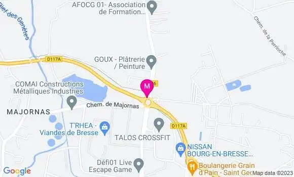 Localisation Garage Berrodier