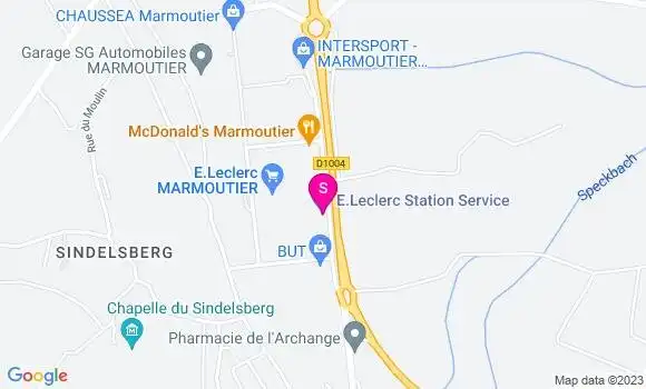Localisation Station Leclerc
