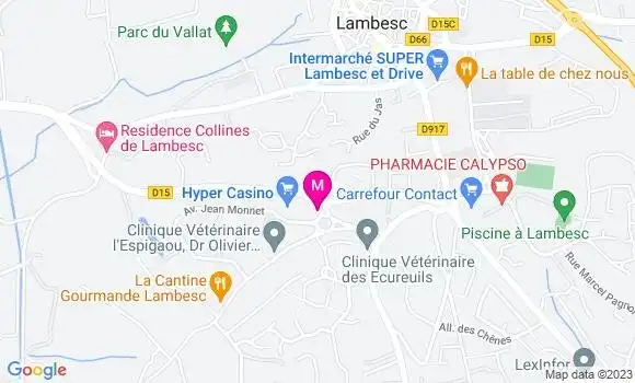 Localisation Géant Casino