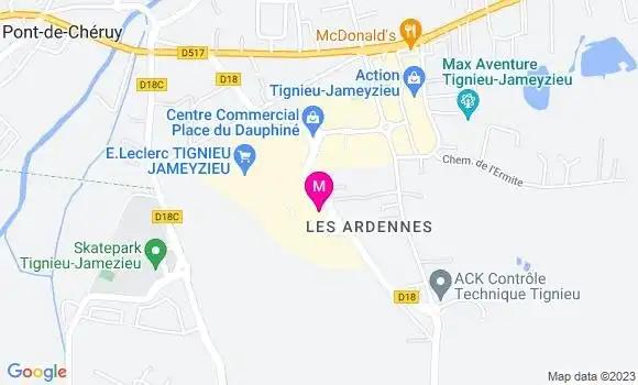 Localisation Station Leclerc