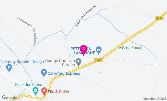 Localisation Carrefour Express