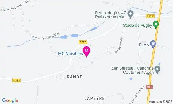Localisation Carrefour Contact