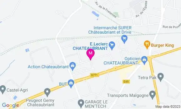 Localisation Station Leclerc