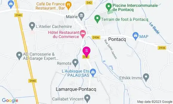 Localisation Intermarché Station