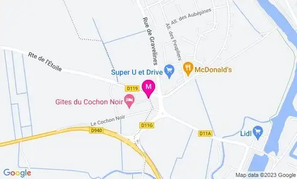 Localisation Super U