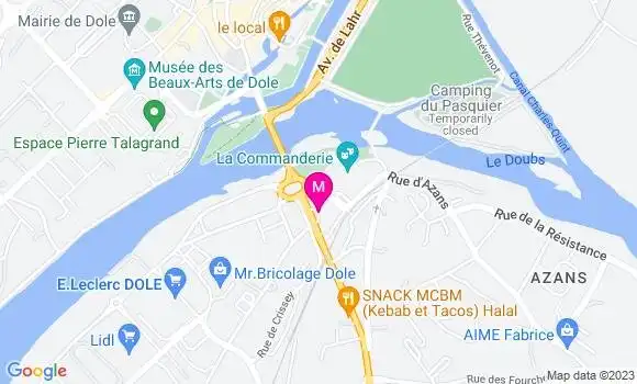 Localisation Esso Express