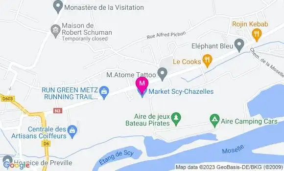 Localisation Carrefour Market