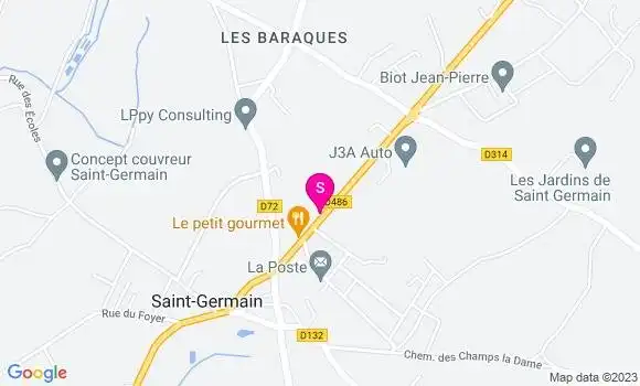 Localisation Station Merions Tabac