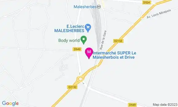 Localisation Intermarché Station