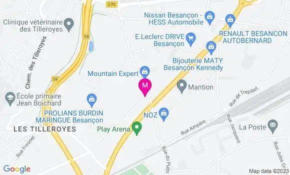 Localisation La Maison du Pneu