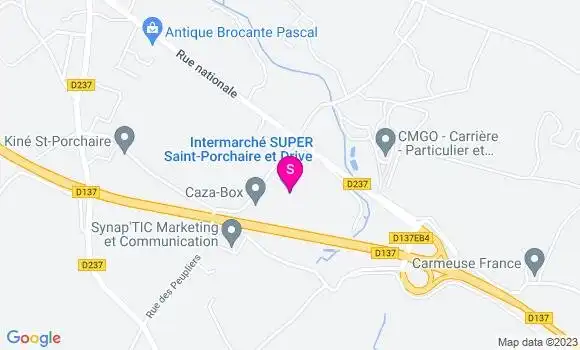 Localisation Intermarché Station