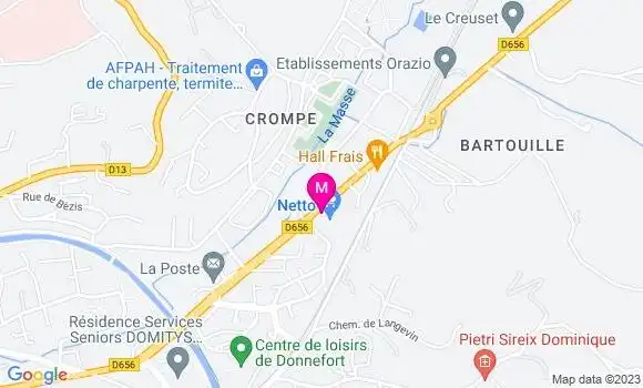 Localisation Netto