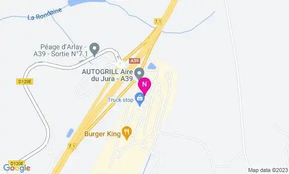 Localisation Station Eni