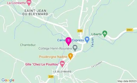Localisation Carrefour Express