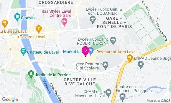 Localisation Carrefour Market