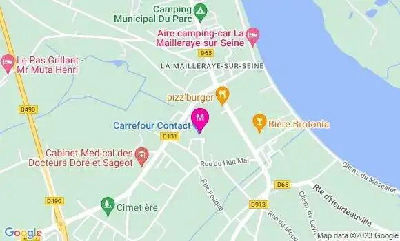 Localisation Carrefour Contact
