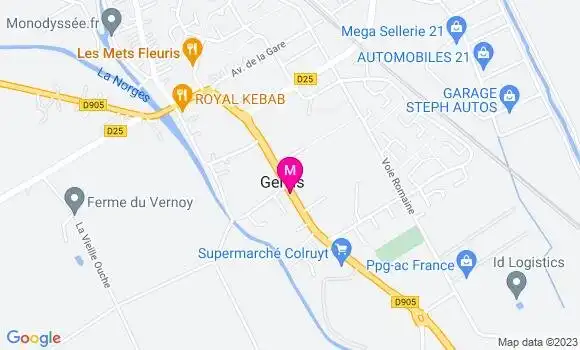 Localisation Renault Genlis