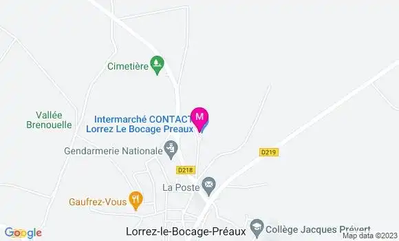 Localisation Intermarché Station